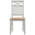 Maison Madeleine -  7 Piece Dining Set Solid Oak Wood
